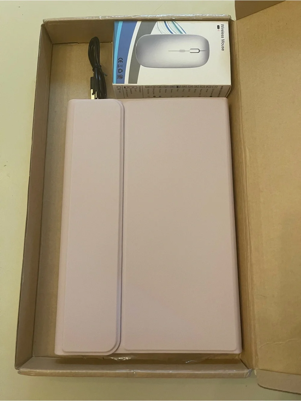 Detachable Keyboard Case with Mouse for Lenovo Idea Tab 11 Inch 2025, “ Pink “